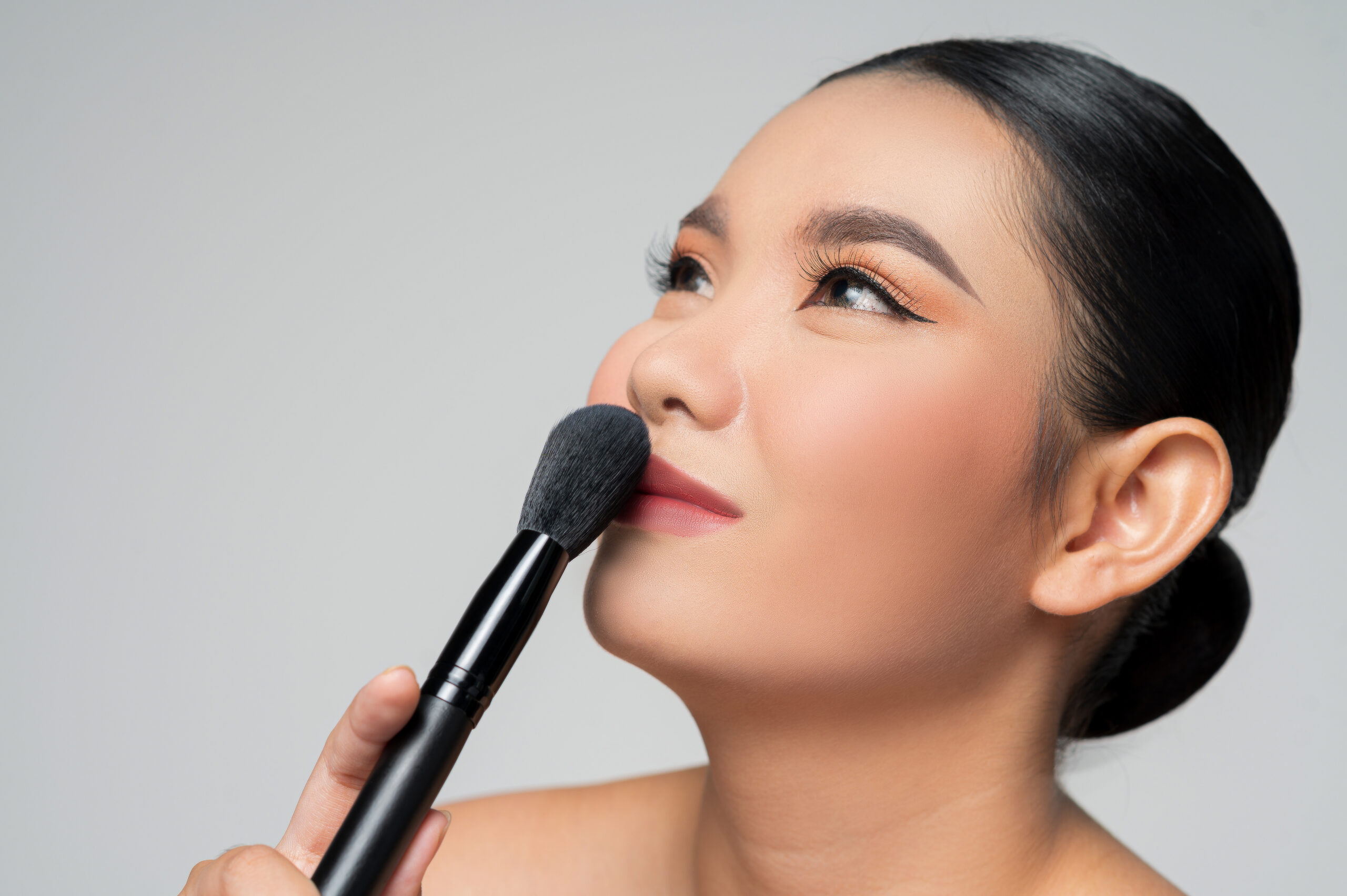 Makeup artistry closeup